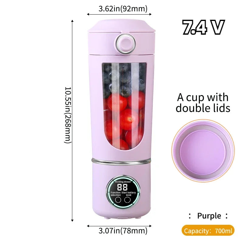 Portable Juice Blender 2-IN-1 bottle 700ml