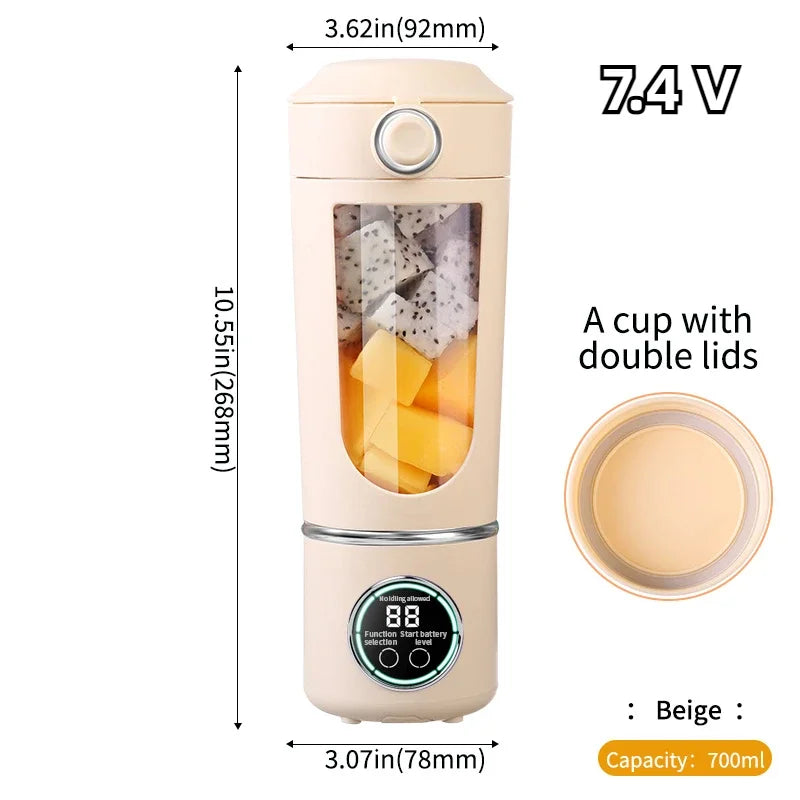 Portable Juice Blender 2-IN-1 bottle 700ml