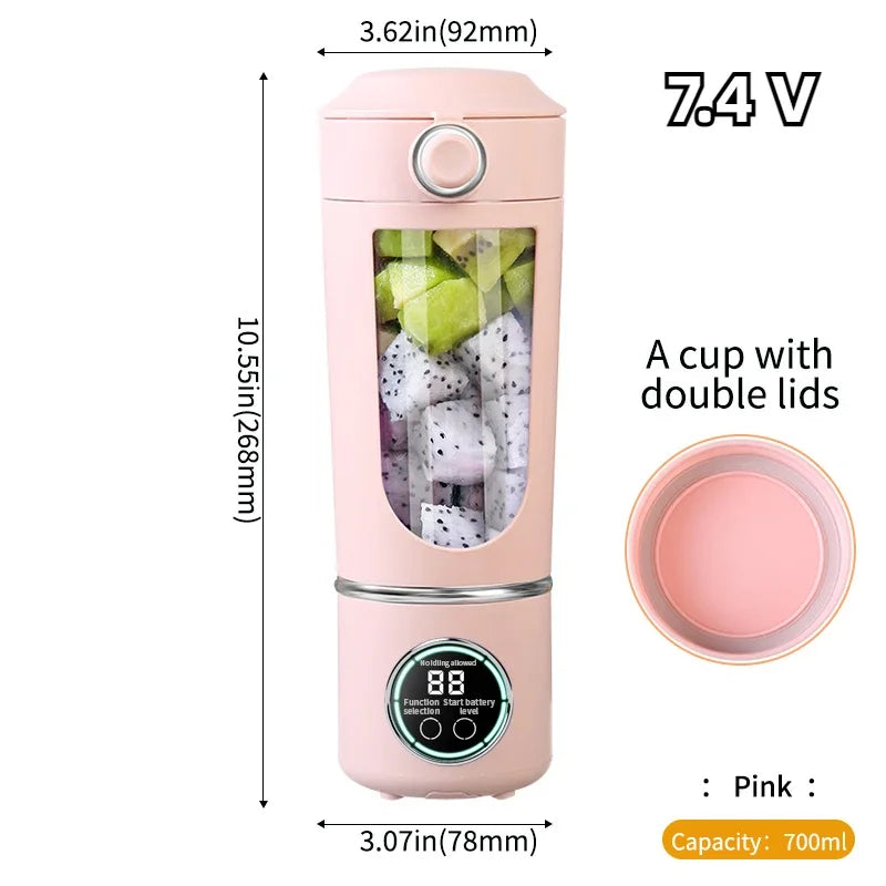 Portable Juice Blender 2-IN-1 bottle 700ml